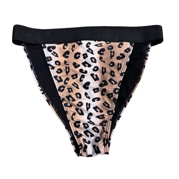 Brave Soul Other - Brave Soul London Leopard High cut Bikini Bottoms size small NWT